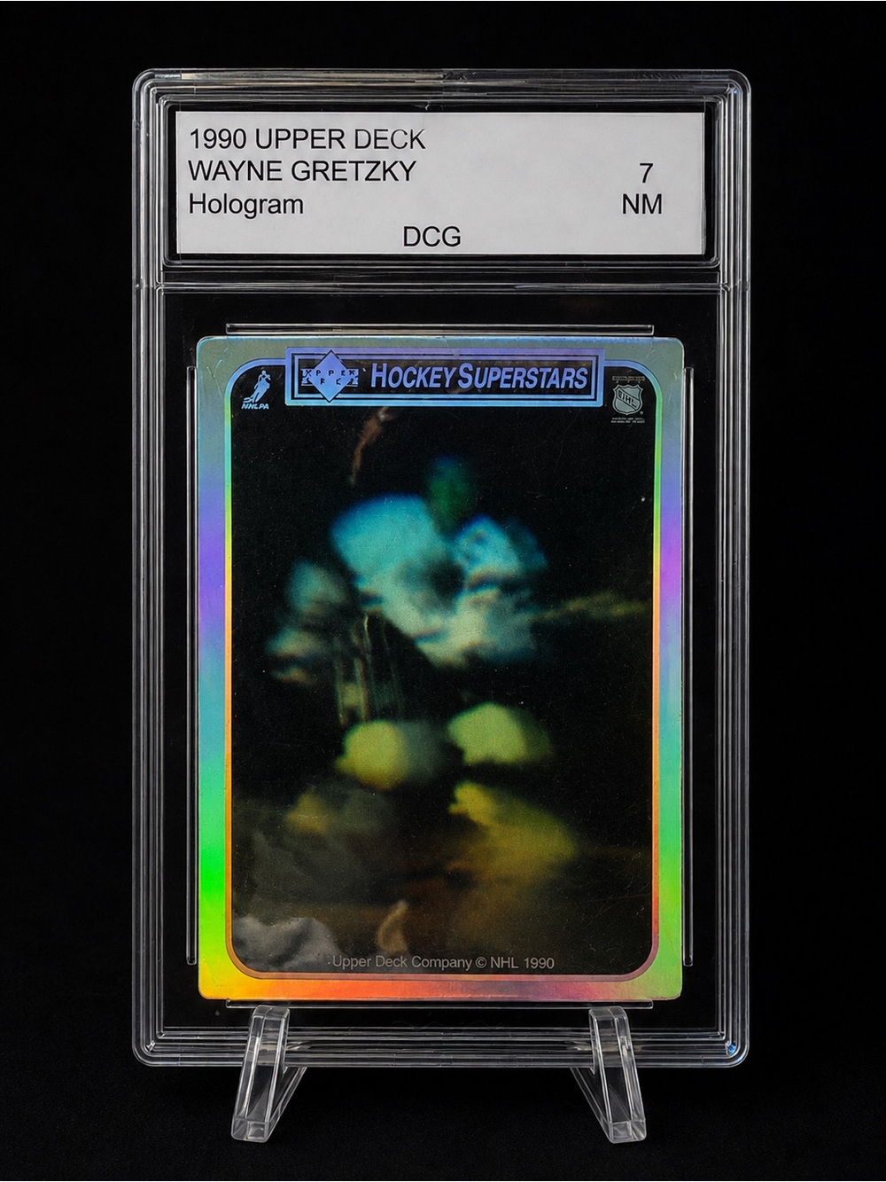 Upper Deck Hockey Superstars Hologram Trading Card - Wayne Gretzky